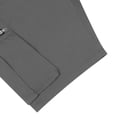 thumbnail image 5 of Men's Cargo Shorts with Multi-Pockets - Big & Tall Casual Drawstring Shorts, Lightweight Summer Streetwear with Zipper Pockets, Elastic Waist Workout Jogger Shorts Dark Gray XS, 5 of 6