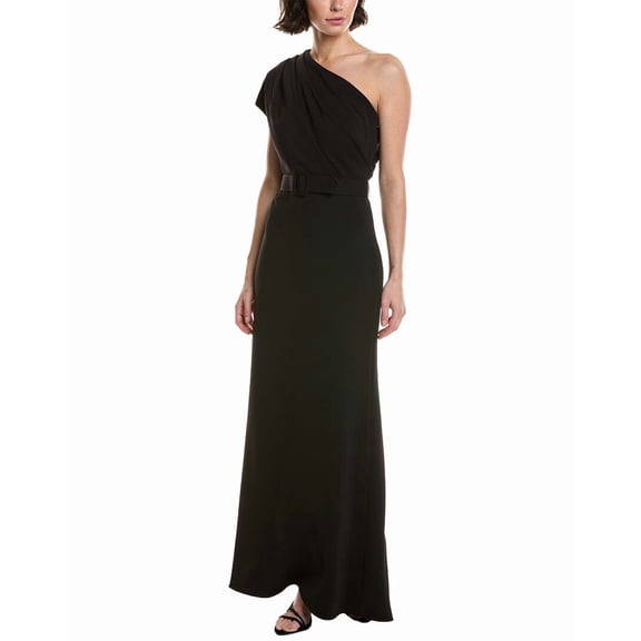 Badgley Mischka womens  Odessa Gown, 6, Black