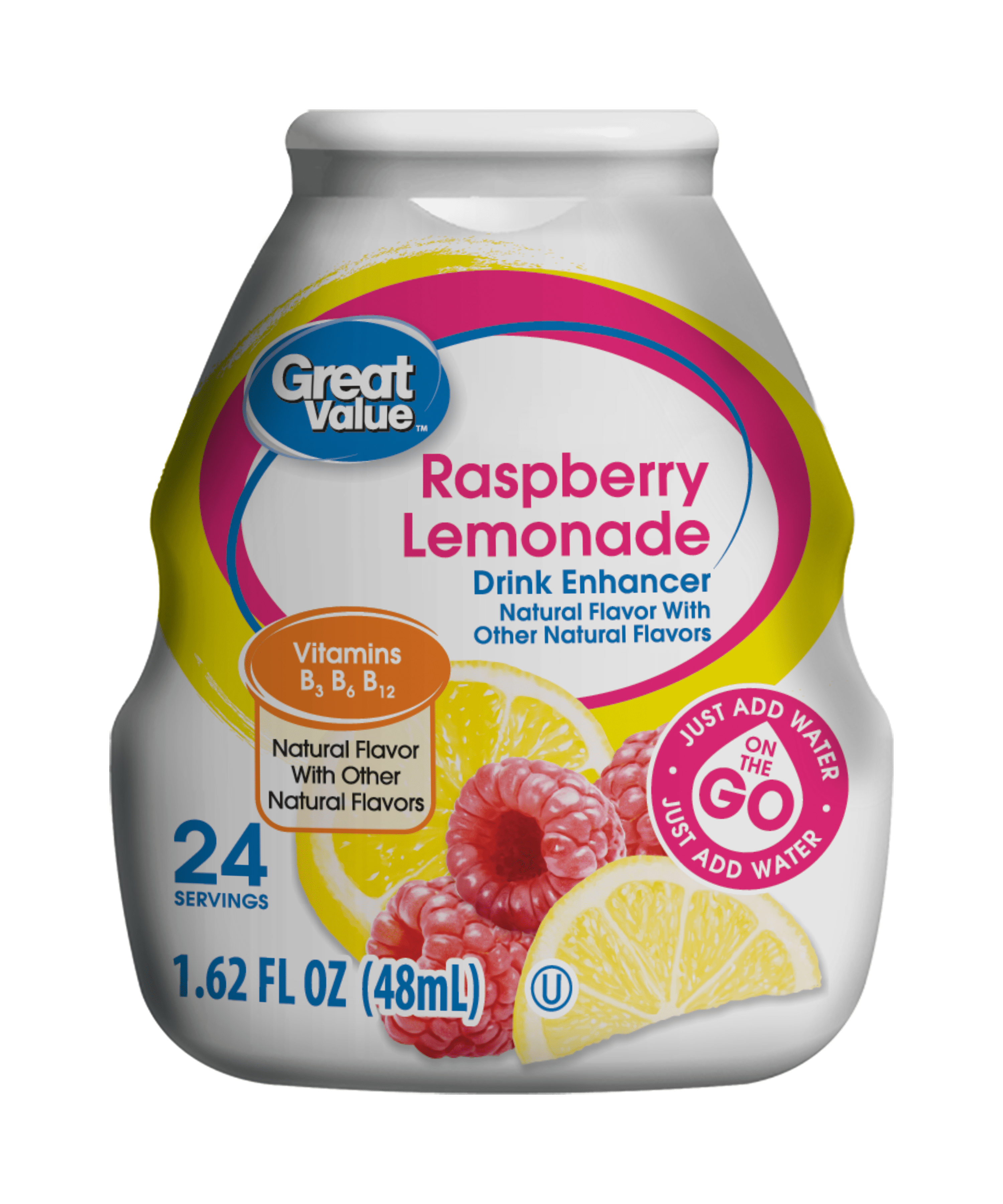 Great Value Raspberry Lemonade Drink Mix 162 Fl Oz 4049