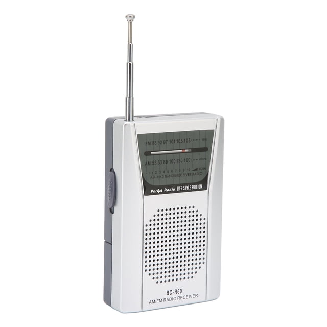 Radio portátil con transistores AMFM, radio portátil con transistores AMFM de bolsillo Radio portátil con transistores AMFM Rendimiento inigualable