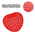 thumbnail image 7 of 10 Pack Urinal Screen Cakes Blocks Deodorizer Pads Scent Lasts up to 30 Days Anti-Splash Fresh and Ideal for Public and Domestic Men Bathrooms Cherry Fragrance Rubber Toilet Bowl Clip, 7 of 7