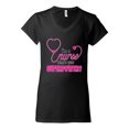 thumbnail image 2 of Wild Bobby, Funny Nurse Whats Your Superpower Nurse Week, Inspirational/Christian, Women Standard V-Neck Tee, Black, Small, 2 of 4
