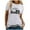 White, variant on Women's T Shirts Short Sleeve Custom Print Crew Neck Tops for Everyday Wear Womens Tees Grey L
