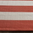 thumbnail image 3 of SAFAVIEH Montauk Saranna Geometric Cotton Runner Rug, Rust/Ivory, 2'3" x 9', 3 of 7