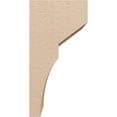 thumbnail image 3 of 8"W x 8"D x 16"H Wide Monterey Rough Cedar Woodgrain TimberThane Corbel, Primed Tan, 3 of 6