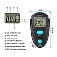 thumbnail image 4 of Digital Mini Automobile Thickness Gauge Car Paint Coating Tester Meter LCD Display Coating Thickness Gauge For Car ,Automatic Calibration, 4 of 6