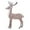 C, variant on HmNPlay Simulation Sika Deer Figurine Desktop Ornament Christmas Elk Statue Wedding Decoration Realistic Animal Model Stable Base Home Living Room Decor (1 Included)