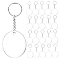 thumbnail image 6 of CRAFTHROU 30 Sets Keychain Blanks Acrylic Blanks Round Shape for Diy Crafting Friends and Family, 6 of 9