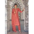 thumbnail image 2 of Wedding Wear Indian Pakistani Ready to Wear Beautiful Dress Salwar Kameez Pant Suits ( Peach, 3XL - 48 ), 2 of 5