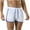 White, variant on ZQUUVOU Men's Short Breathable Muscle Mesh Sports Lightweight Side Split Beach Shorts Black