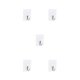 thumbnail image 1 of Monstrate Ganchos adhesivos de 10 uds, ganchos de pared transparentes sin costuras, colgadores adhesivos para baño, hogar, cocina Type1 NO1, 1 of 6