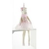 Sitting Unicorn in Pink Ballerina Tutu Plush Stuffed Animal 19 Inch New