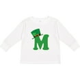 thumbnail image 3 of Inktastic Irish St Patricks Day Letter M Monogram Boys or Girls Long Sleeve Toddler T-Shirt, 3 of 5