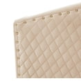 thumbnail image 6 of SAFAVIEH Couture Clara Contemporary Velvet Quilted Swivel Tub Chair, Cream, 6 of 7