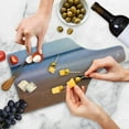 thumbnail image 4 of Shipwreck Cutting Board, Shipwreck on Beach at Dusk in South Australian Lands by Sea Shore Navy Nautical, Tempered Glass Cutting and Serving Board, Wine Bottle Shape, Multicolor, by Ambesonne, 4 of 5