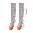thumbnail image 3 of Havenx Compression Socks Men Socks for Men Knee High Soft Lightweight Athletic Socks for Running Cycling Hiking Flight All‑Day Daily Wear,Light Gray One Size, 3 of 4