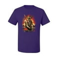 thumbnail image 2 of Wild Bobby, Undead Dark Knight, Pop Culture, Men Graphic Tees, Purple, Large, 2 of 3