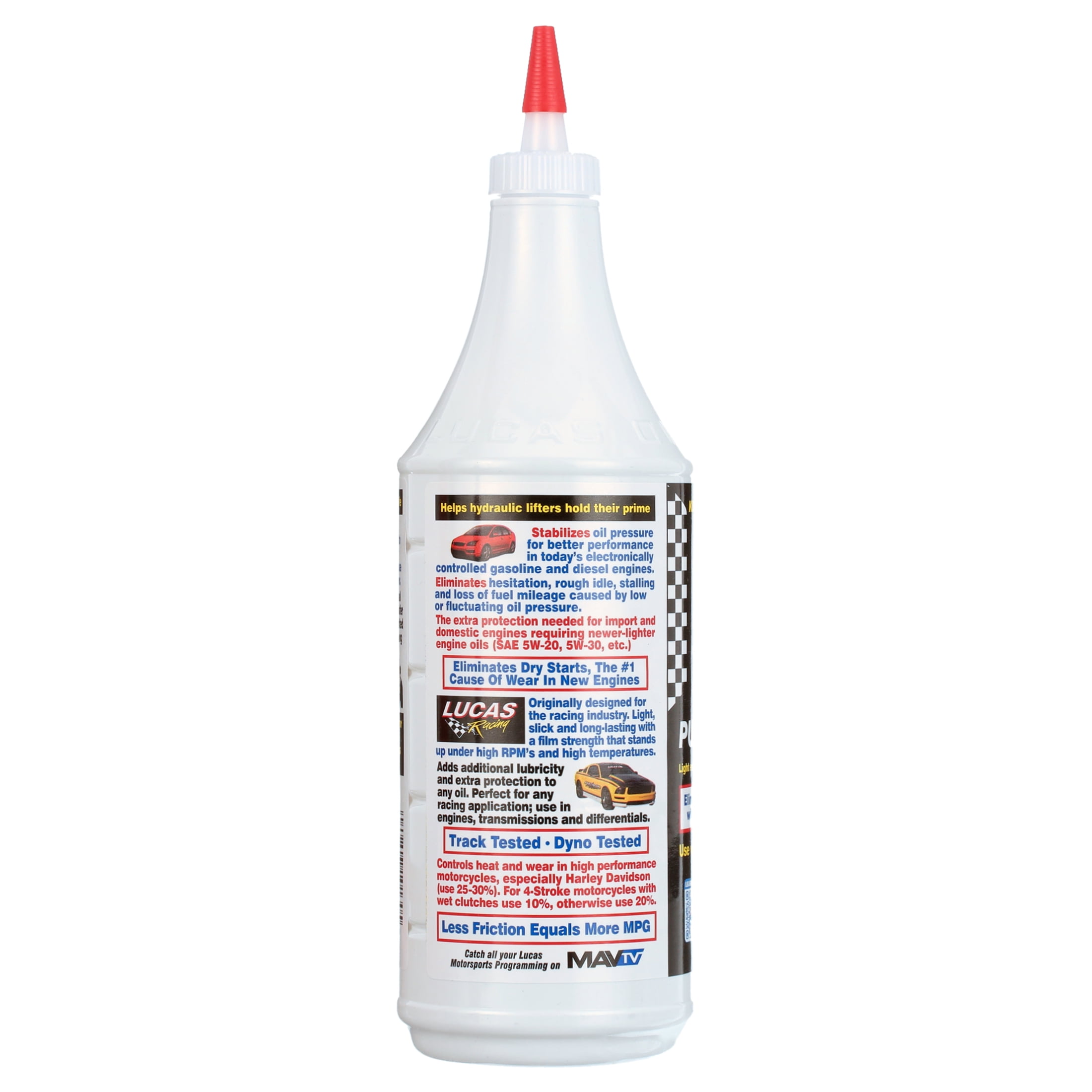 (6 pack) Lucas 10130 Synthetic Oil Stabilizer 32 Ounce
