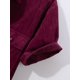 thumbnail image 5 of pstuiky Camisa de manga corta para hombre, Blusa de manga corta con cuello vuelto y bolsillos abotonados de color liso para hombre camisetas de hombre xl, 5 of 6