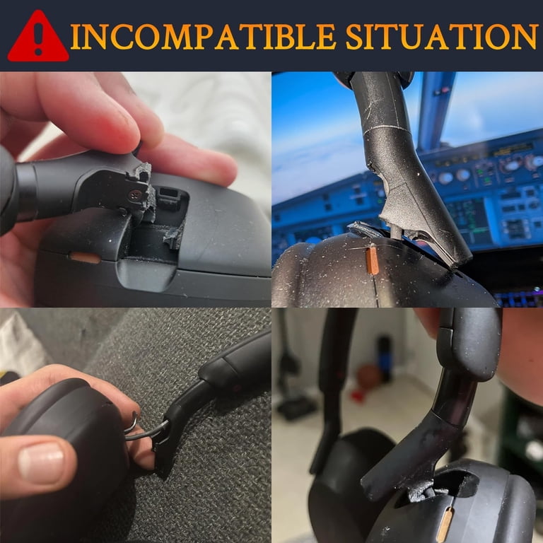 SOULWIT Headphones Broken Hinge Fix Linking Connectors Repair Kit