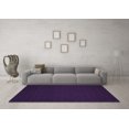thumbnail image 3 of Ahgly Company Indoor Round Abstract Purple Contemporary Area Rugs, 5' Round, 3 of 4