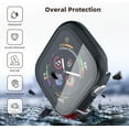 thumbnail image 7 of XiHAMA 2 in 1 Waterproof Case Compatible with Apple Watch Screen Protector 40mm 46mm 41mm 42mm Series 4 5 6 SE/SE 2nd Gen Accessories Built-in Tempered Glass Film Face Protective & PC Bumper Cover, 7 of 7