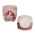 thumbnail image 3 of FKELYI 2 Pcs Office Chair Cover Breathable Stretchable Swivel Computer Chair Slipcover Cherry Floral Cardinal Bird Print Anti-Dust Armchair Protector for Home Office Decor, 3 of 7