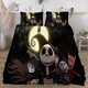 thumbnail image 3 of Juego de cama de tres piezas Pesadilla antes de Navidad, edredón cálido y cómodo, ropa de cama suave, regalo de Navidad para niños y adultos, dos fundas de almohada, una funda de edredón, 3 of 6