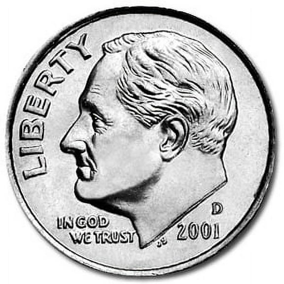 2001-D Roosevelt Dime BU