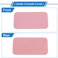 thumbnail image 5 of Unique Bargains Car Armrest Pad 12.59"x6.29" Center Console Cover Armrest Seat Box Cover Faux Leather Pink, 5 of 6