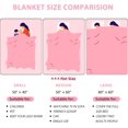 thumbnail image 6 of Gifts for College Girls, Inspirational Blankets for Women, Pink Gifts for Women, Pink Christmas Throw Blanket for Women, Motivational Gifts for Friends Women, to My Badass Daughter Blanket 50x60, 6 of 6