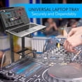 thumbnail image 4 of Pyle Universal Portable Foldable Professional DJ Laptop Stand w/ Accessory Tray, 4 of 6