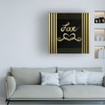 thumbnail image 2 of LightBoxJournal 'Black & Gold - Feathered Fashion Love' Canvas Art, 2 of 4