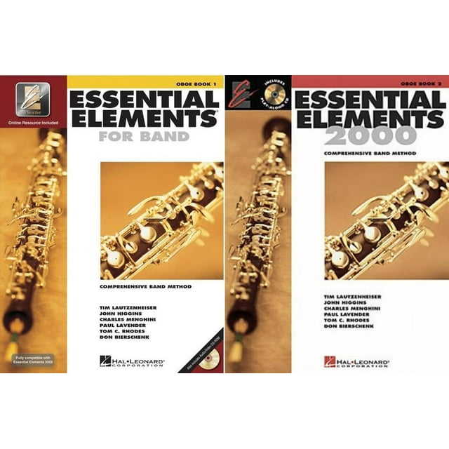 Essential Elements for Band Oboe, Books 12, 2 Book Set, EE OBOE BKS