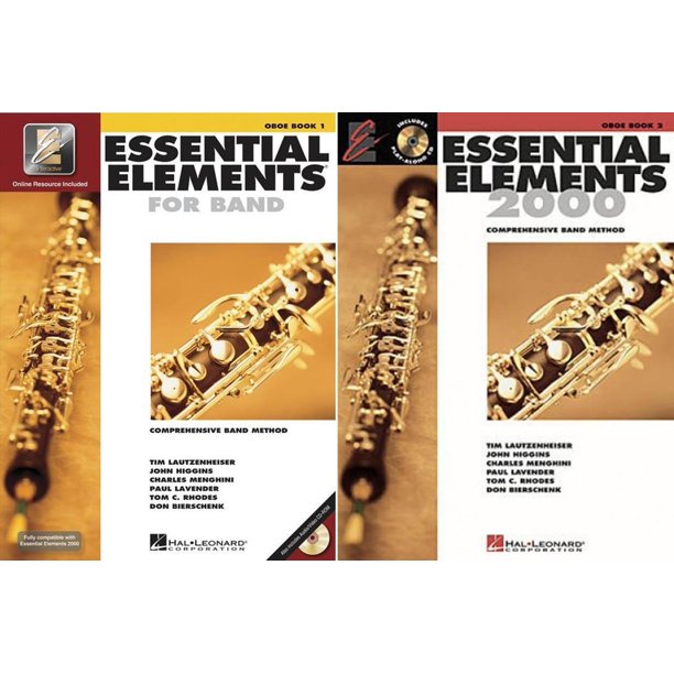 Essential Elements for Band Oboe, Books 12, 2 Book Set, EE OBOE BKS