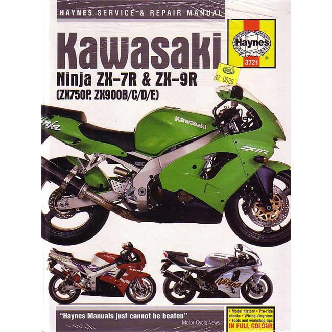 Kawasaki Ninja Zx-7r & Zx-9r Zx750 Zx900 1994-2004 Haynes Anleitung 3721 Neu 
