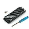 thumbnail image 1 of Maoww M.2 SSD Heat Sink Solid State Hard Disk Aluminum Heatsink PC Motherboard Cooler High Performance Cooling Radiator Thermal Pad Gray, 1 of 8