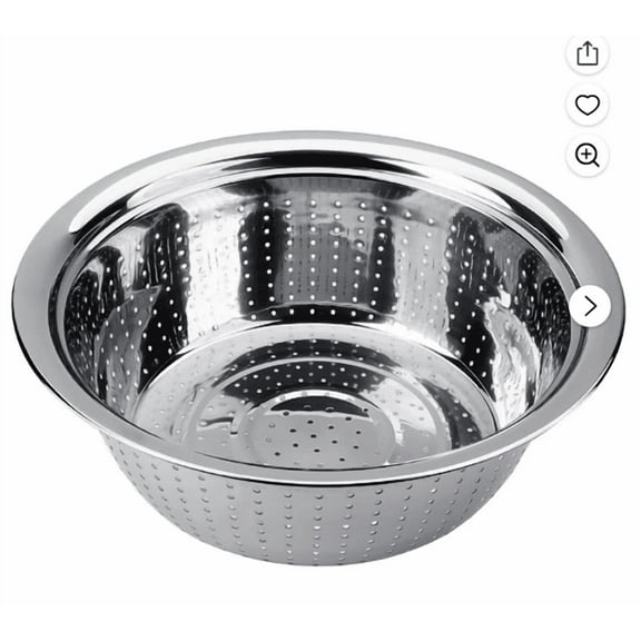 Elainilye Food Grade Stainless Steel Multipurpose Basin, Thickened Kitchen Utility Bowl for Washing Mixing, Rustproof Heavy Duty Container for Commercial Home Use