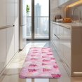 thumbnail image 4 of Pink Christmas Tree Pattern Kitchen Rug Mat,Kitchen Runner Rugs Non Skid Washable,Decorative Kitchen Floor Mats for Kitchen,Sink,Laundry,17"x47.2", 4 of 7