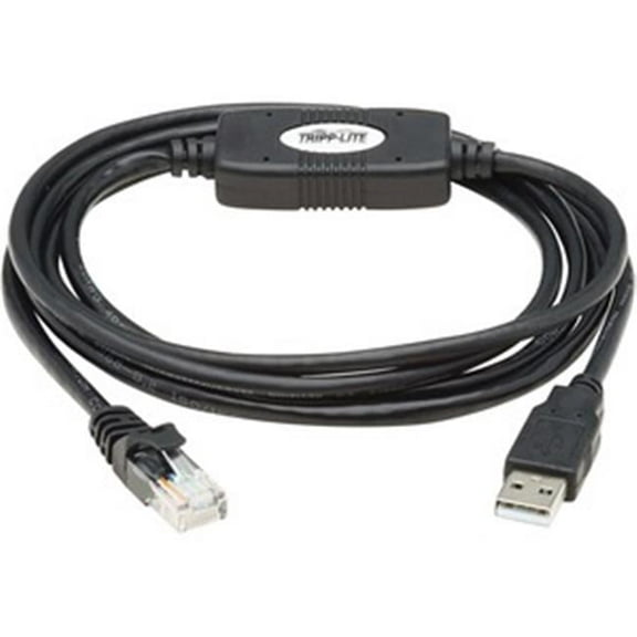 USB-A to RJ45 Rollover Console Cable Cisco Compatible M-M - Black - 6 ft.