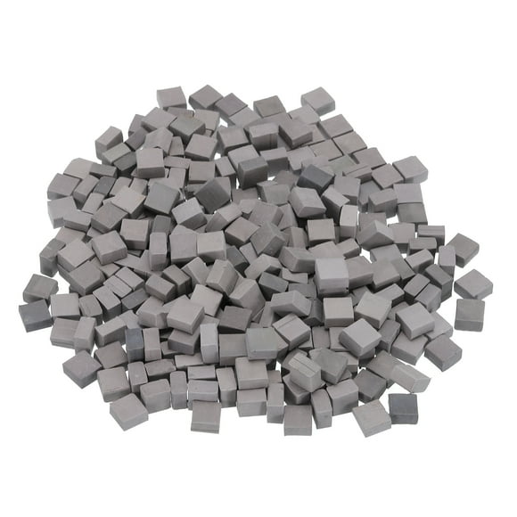 Unique Bargains Miniature Bricks Clay Mini Wall Brick for Model Building Black Pack of 300,Scale 1/16 8x8x5mm/0.31x0.31x0.2'