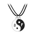 thumbnail image 5 of Collar con colgante de aleación de pareja simple de moda con patrón de Tai Chi y empalme de aceite que rodea películas y televisión, 5 of 5