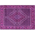 thumbnail image 1 of Ahgly Company Indoor Rectangle Persian Purple Traditional Area Rugs, 4' x 6', 1 of 4