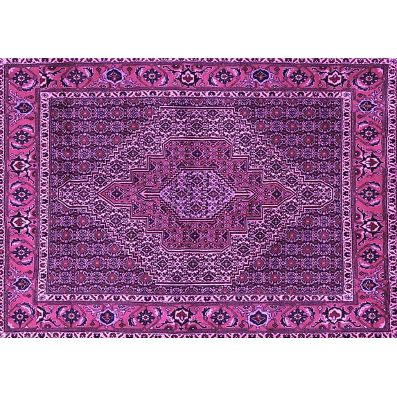 Ahgly Company Indoor Rectangle Persian Purple Traditional Area Rugs, 3' x 5'