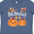thumbnail image 4 of Inktastic Big Brother Pumpkins with Fall Leaves Boys Baby T-Shirt, 4 of 5