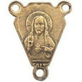thumbnail image 2 of Sacred Heart with Mary Center piece - Bronze (1.1 cm-0.4"), 2 of 2