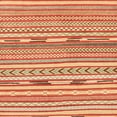 thumbnail image 1 of Ahgly Company Tapis d'Intérieur Carré Abstrait Rouge, 5 Pieds Carré, 1 of 6