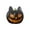 Black, variant on Drses‌‌ Halloween Home Decoration Ornaments Resin Crafts Ghost Pumpkin Models Cats Face Pumpkins