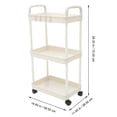 thumbnail image 5 of Worgeous  Book Cart with Wheels Shelf Bathroom Counter Organizer Storage Office White, 5 of 8