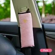 Daciye Plush Car Seat Belt Cover Breathable Kids Seatbelt Shoulder Pad (Pink)